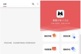 黑猫小说App，内置1000+线路！