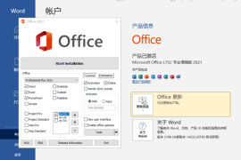 微软Office LTSC 2021(直装破解版) v16.0.14332.20721 0613更新版